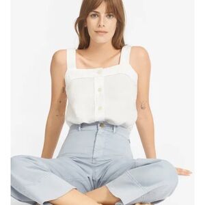 Everlane Linen Picnic Top